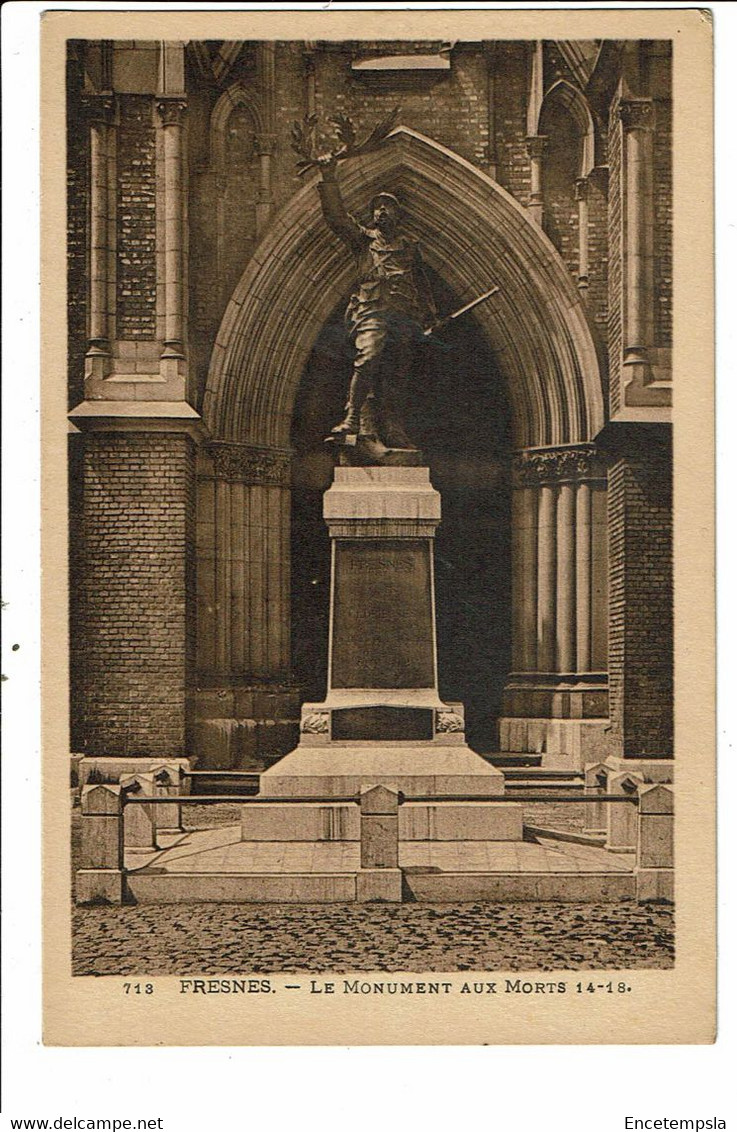 CPA-Carte Postale-France-Fresnes Monument aux Morts  -VM26852mo
