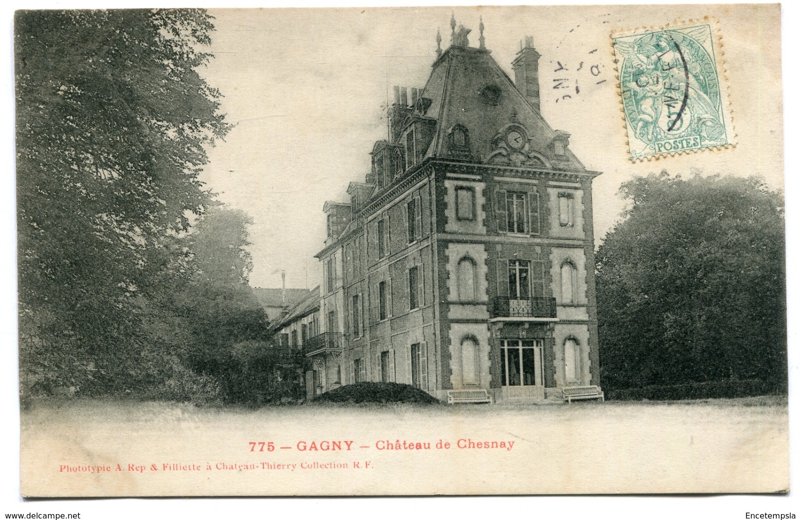 CPA - Carte Postale - France - Gagny - Château de Chesnay - 1906 (I10341)