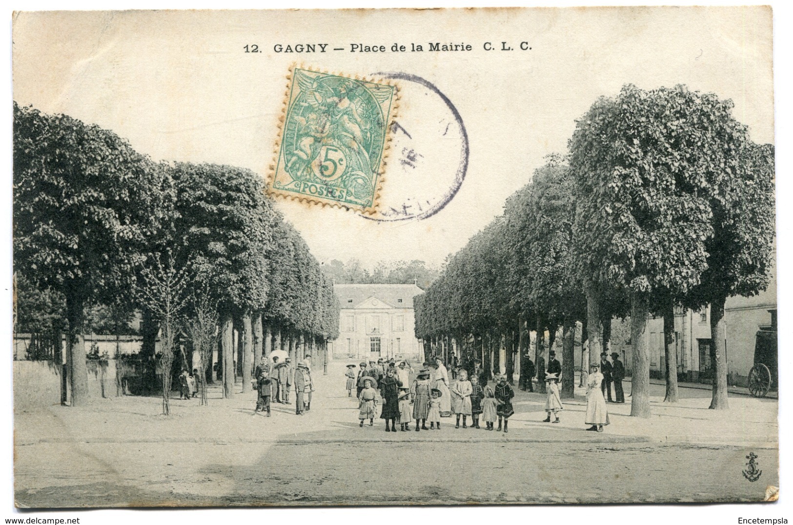 CPA - Carte Postale - France - Gagny - Place de la Mairie - 1906 (I10342)