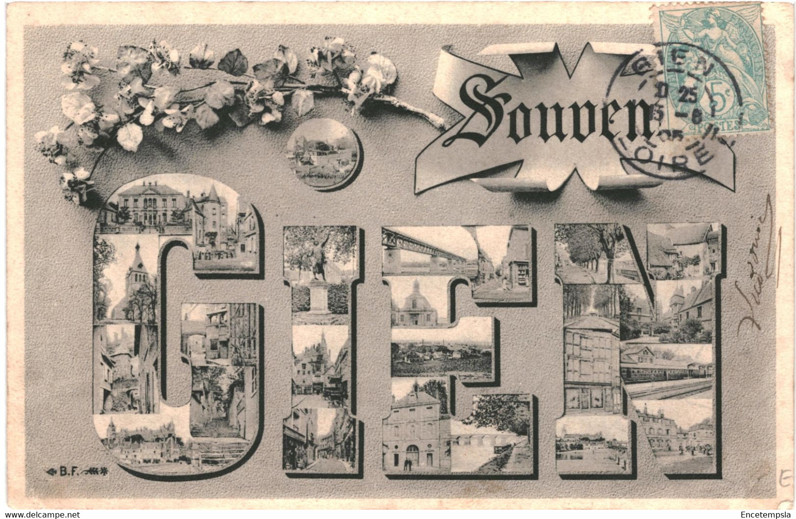 CPA Carte Postale France Gien Souvenir de Gien1905  VM42330+