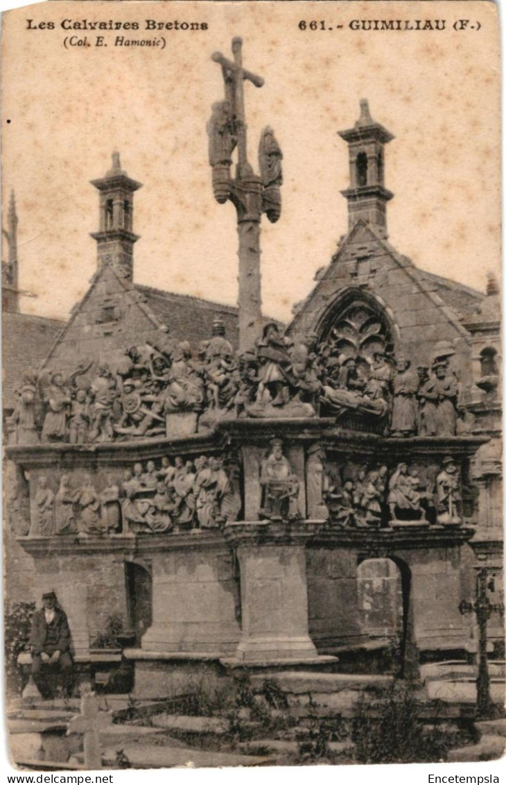 CPA  Carte Postale France Guimiliau  Calvaire Breton  VM96221