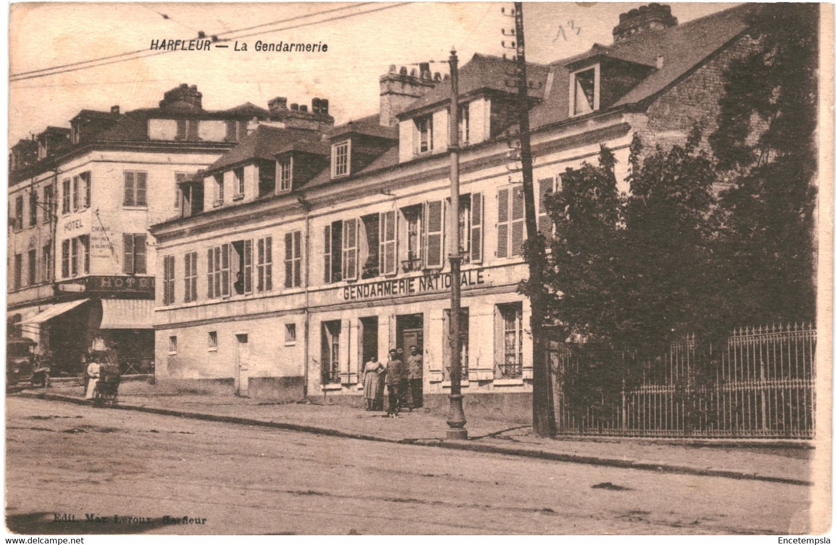 CPA Carte Postale  France   Harfleur La Gendarmerie 1928 VM57091