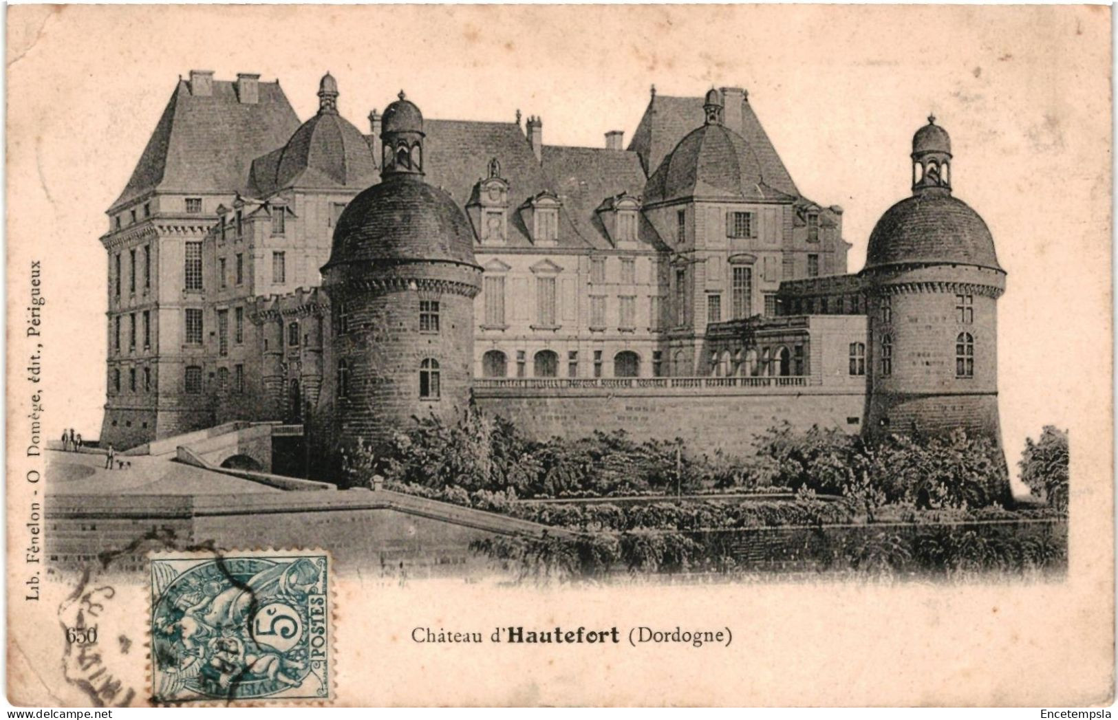 CPA Carte Postale France Hautefort  Château 1904 VM97572