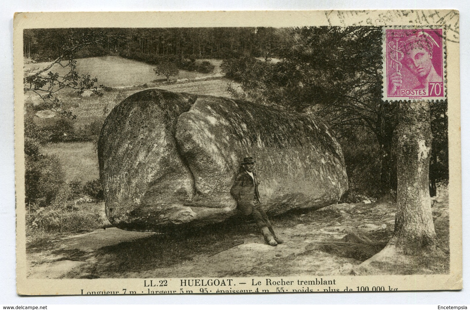 CPA - Carte Postale - France - Huelgoat - Le Rocher Tremblant (SV6314)