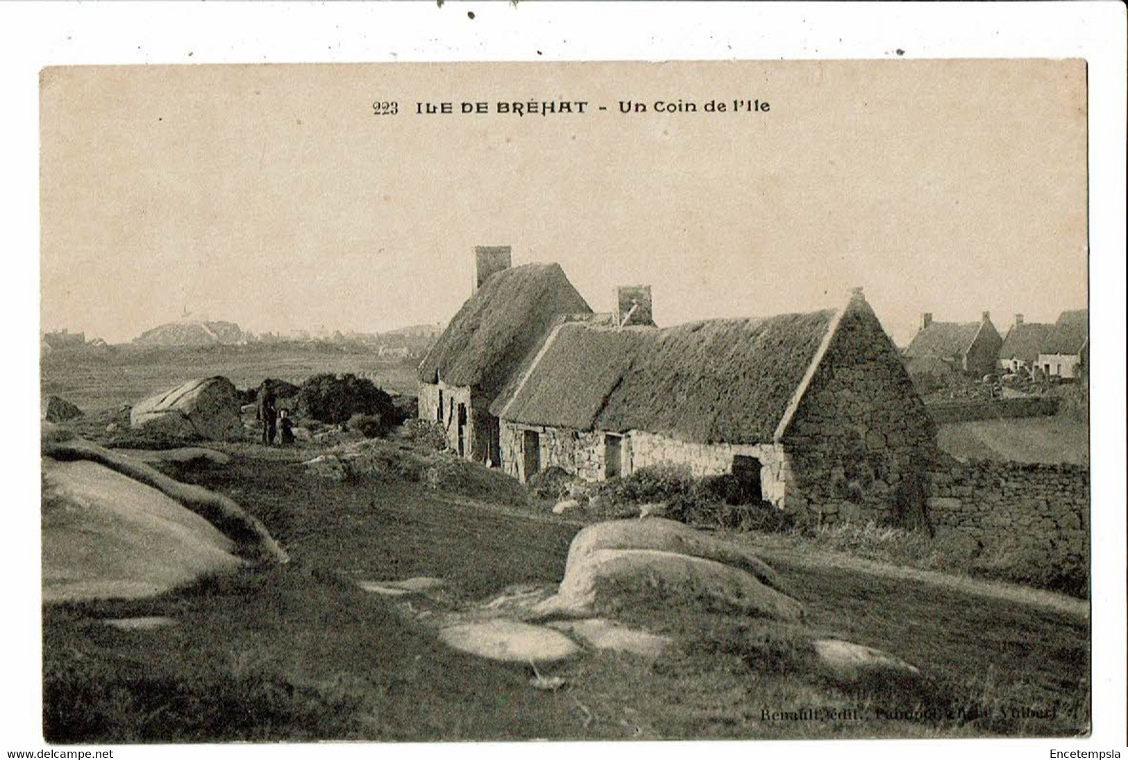 CPA-Carte Postale-France- Ile de Bréhat- Un coin de l'Ile -1906 VM21560