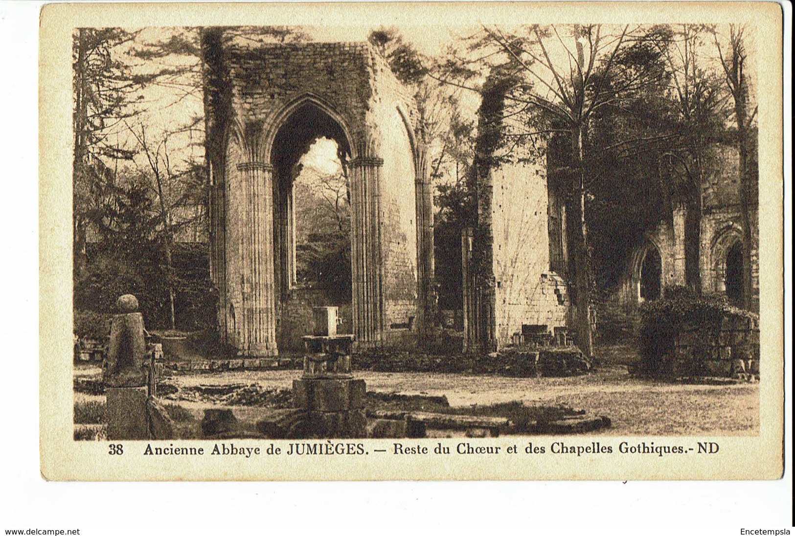 CPA - Carte Postale - FRANCE - Jumieges - Ruine de l'Abbaye  S1845
