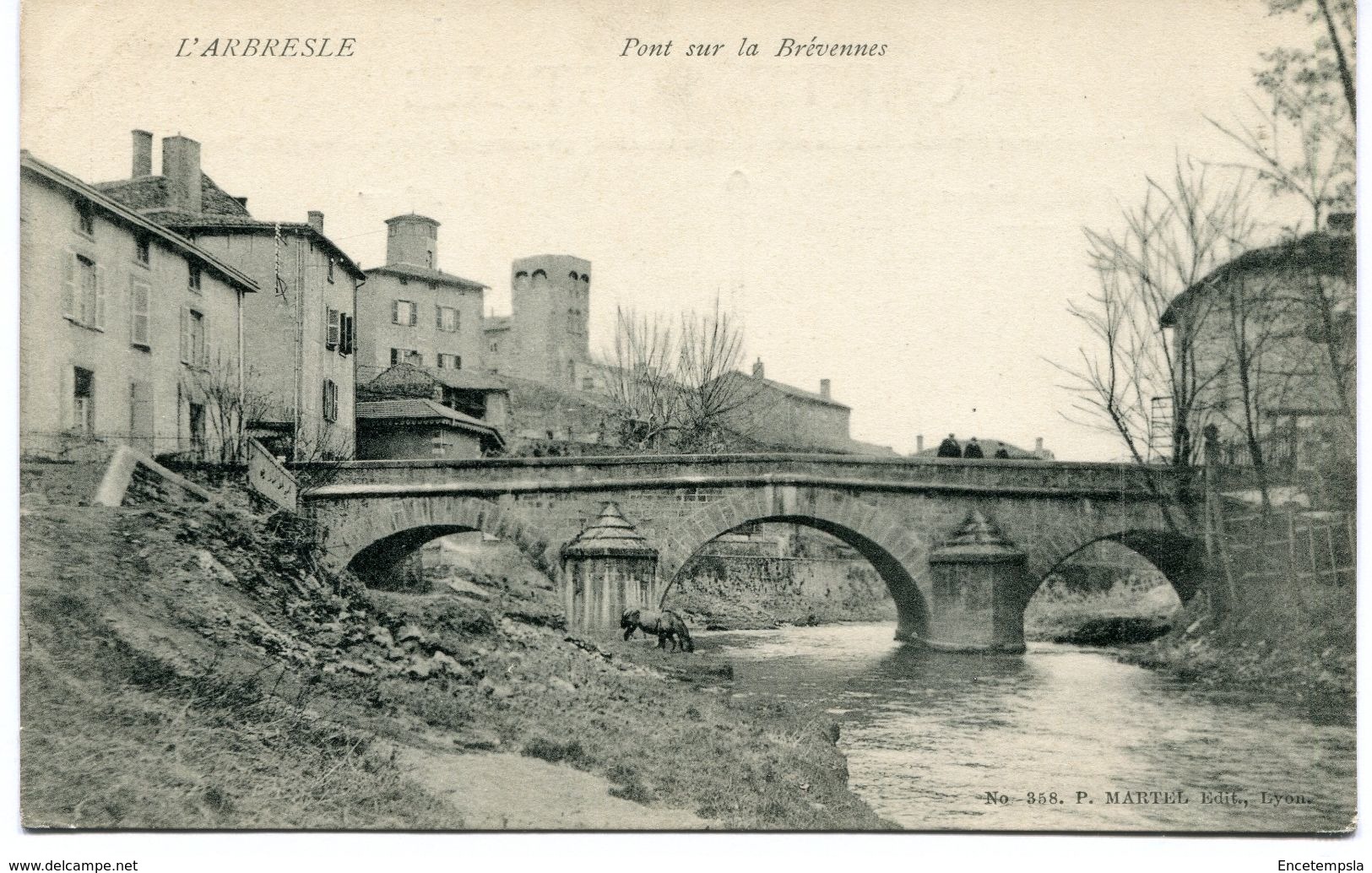 CPA - Carte postale - France - L'Arbresle - Pont sur la Brévennes (CPV1225)