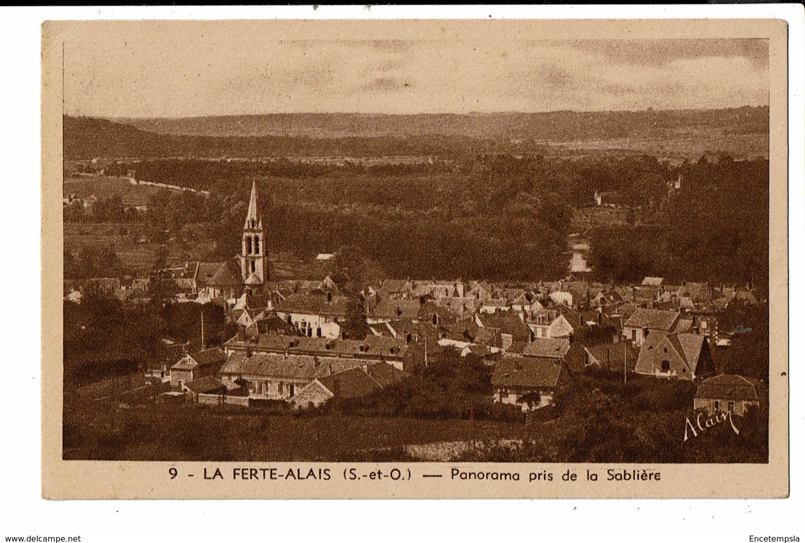CPA-Carte Postale -France La Ferte Alais - Panorama de la ville VM6173