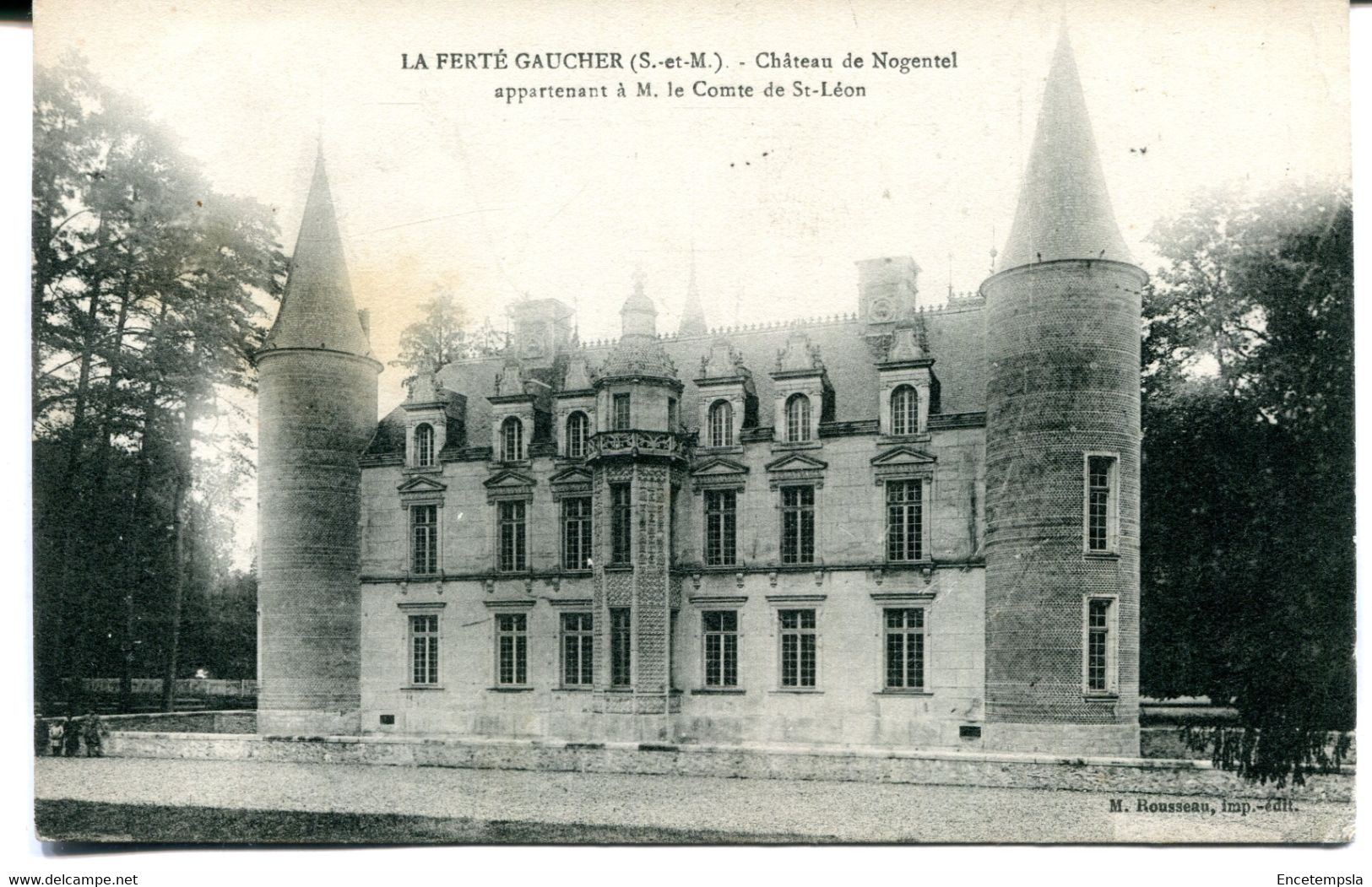 CPA - Carte Postale - France - La Ferté Gaucher - Château de Nogentel - 1916 ( MO18062)