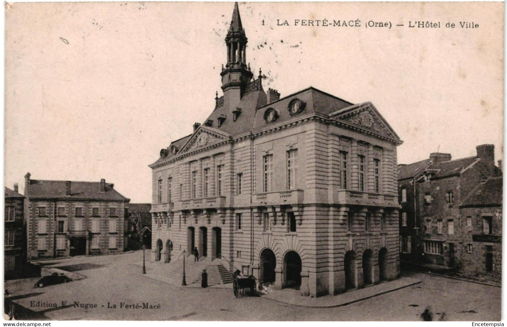 CPA Carte Postale France  La Ferte Mace Hôtel de Ville 1906  VM102077
