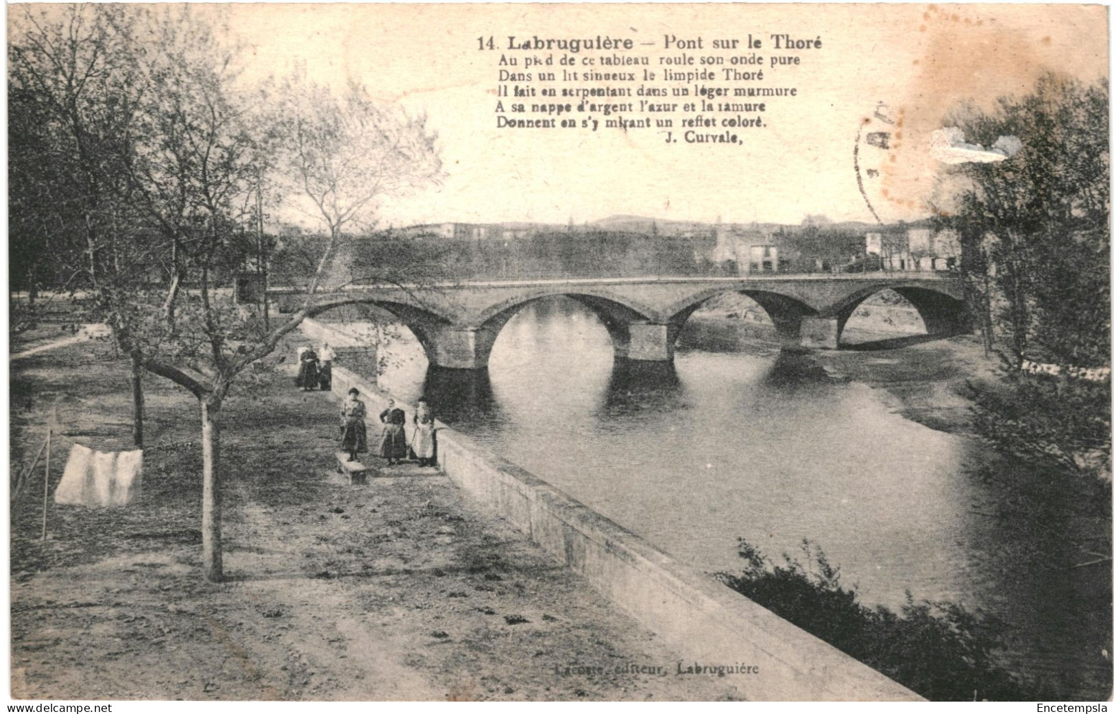 CPA Carte postale France Labruguière  Pont sur le Thoré   VM65061