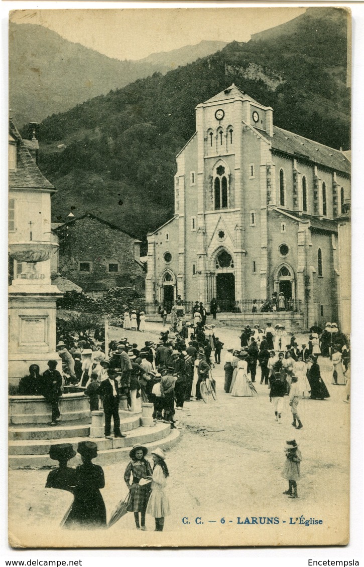 CPA - Carte Postale - France - Laruns - L'Eglise ( CP3831 )