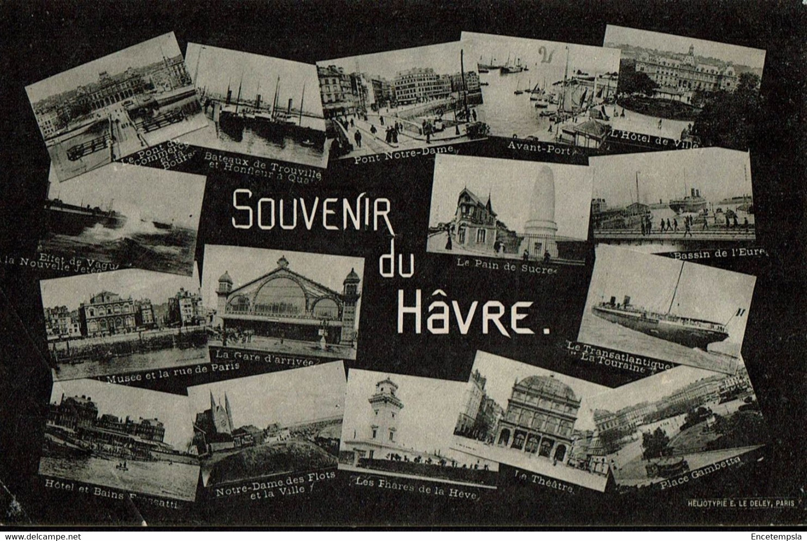 CPA carte postale France  Le Havre Souvenir du Hâvre multi vues  VM62104