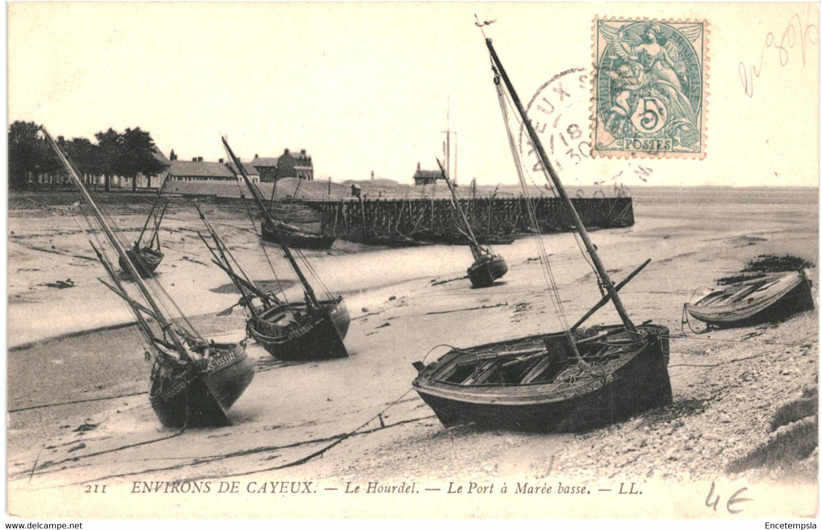 CPA Carte Postale   France Le Hourdel Port à Marée Basse   VM59567ok