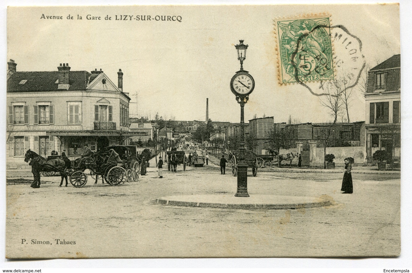 CPA - Carte Postale - France - Lizy sur Ourcq - Avenue de la Gare - 1907 (I10107)