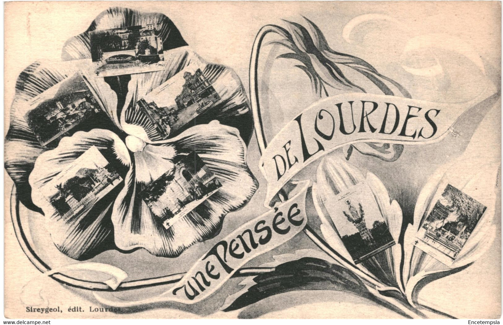 CPA-carte postale   France-Lourdes Une pensée de Lourdes 1927   VM44259