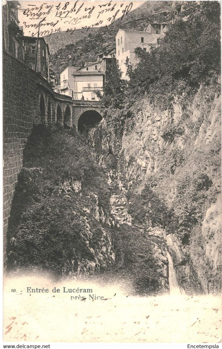 CPA Carte Postale  France Lucéram Entrée 1904VM56348