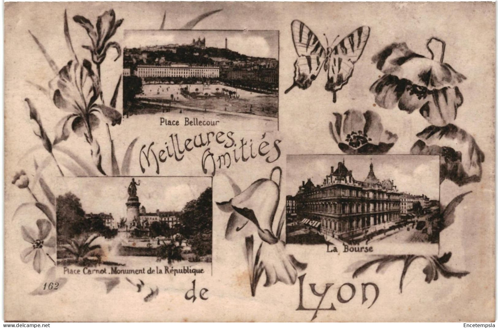 CPA  Carte Postale France Lyon Meilleures amitiés de Lyon Multi vues   VM109866ok