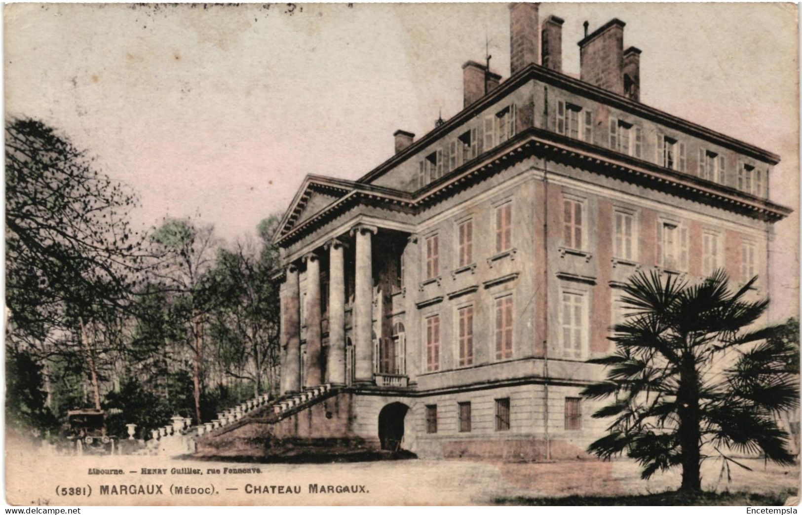 CPA   Carte Postale  France Margaux Château 1907 VM107913