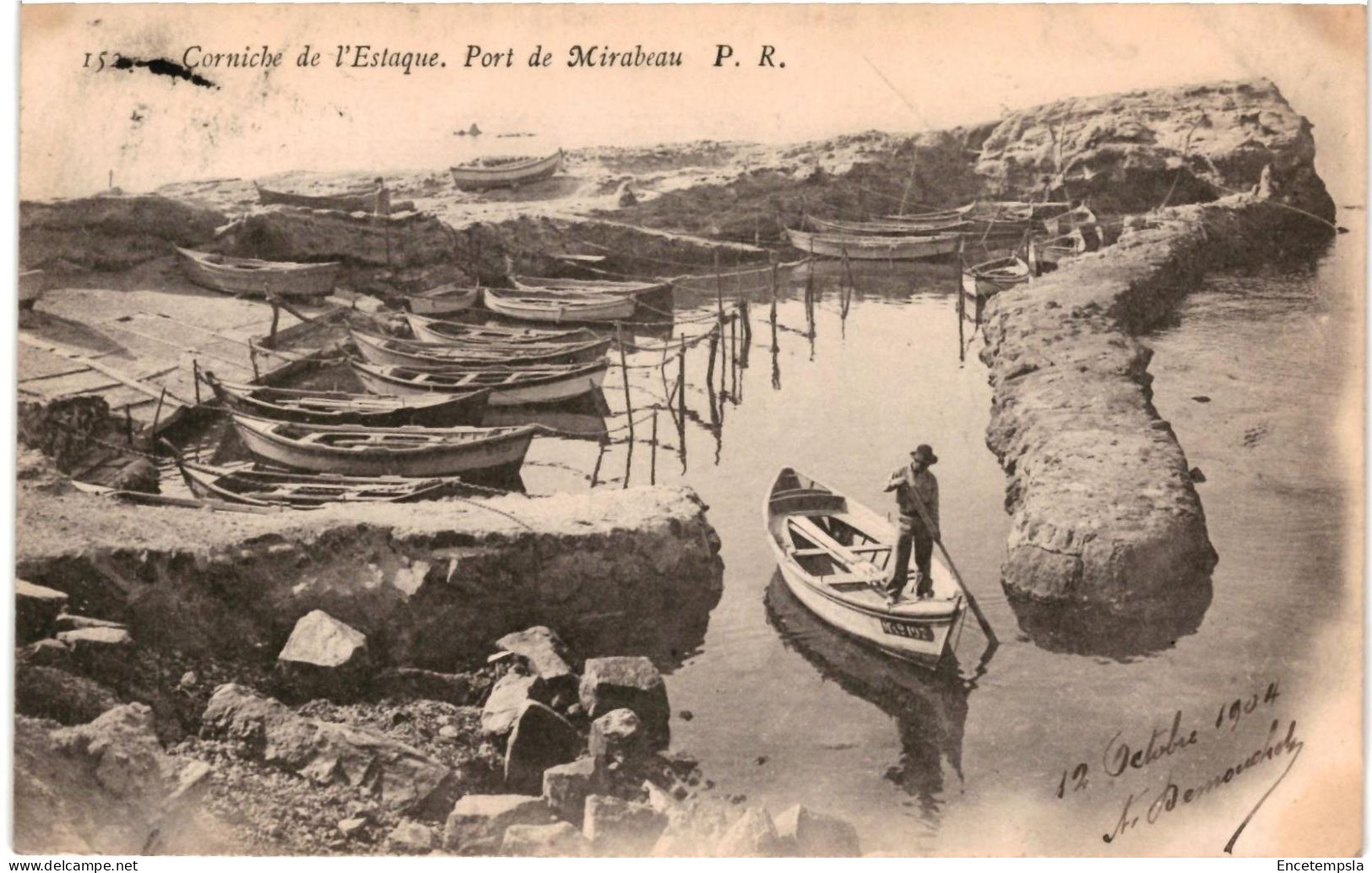 CPA Carte Postale France Marseille Corniche de l'Estaque Port de Mirabeau  VM102834ok