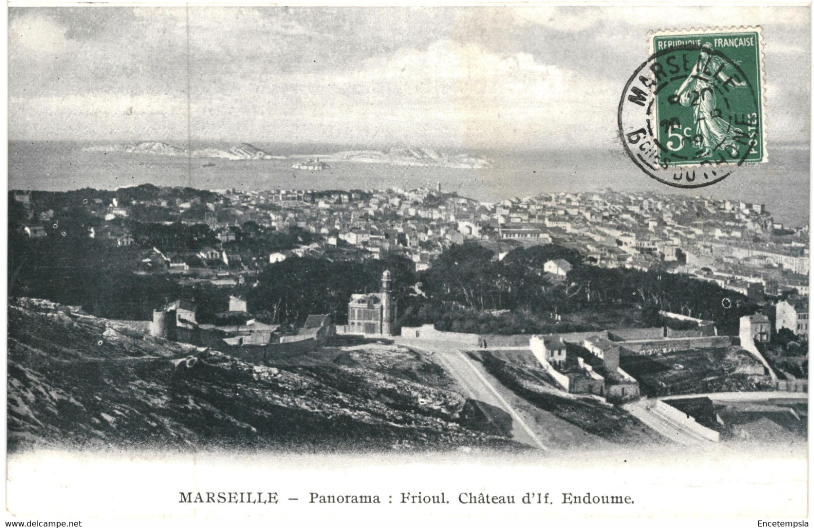 CPA - Carte postale -France- Marseille Panorama Frioul Château d'If VM47821