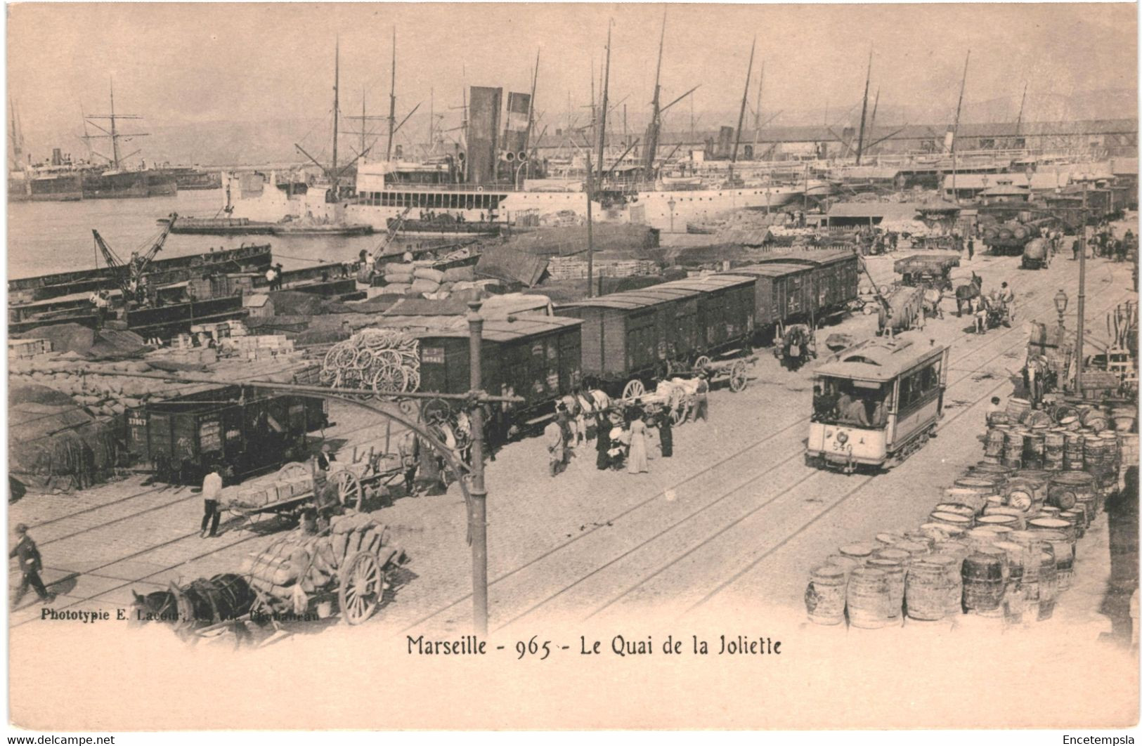 CPA  Carte postale   France  Marseille Quai de la Joliette début 1900 VM63410