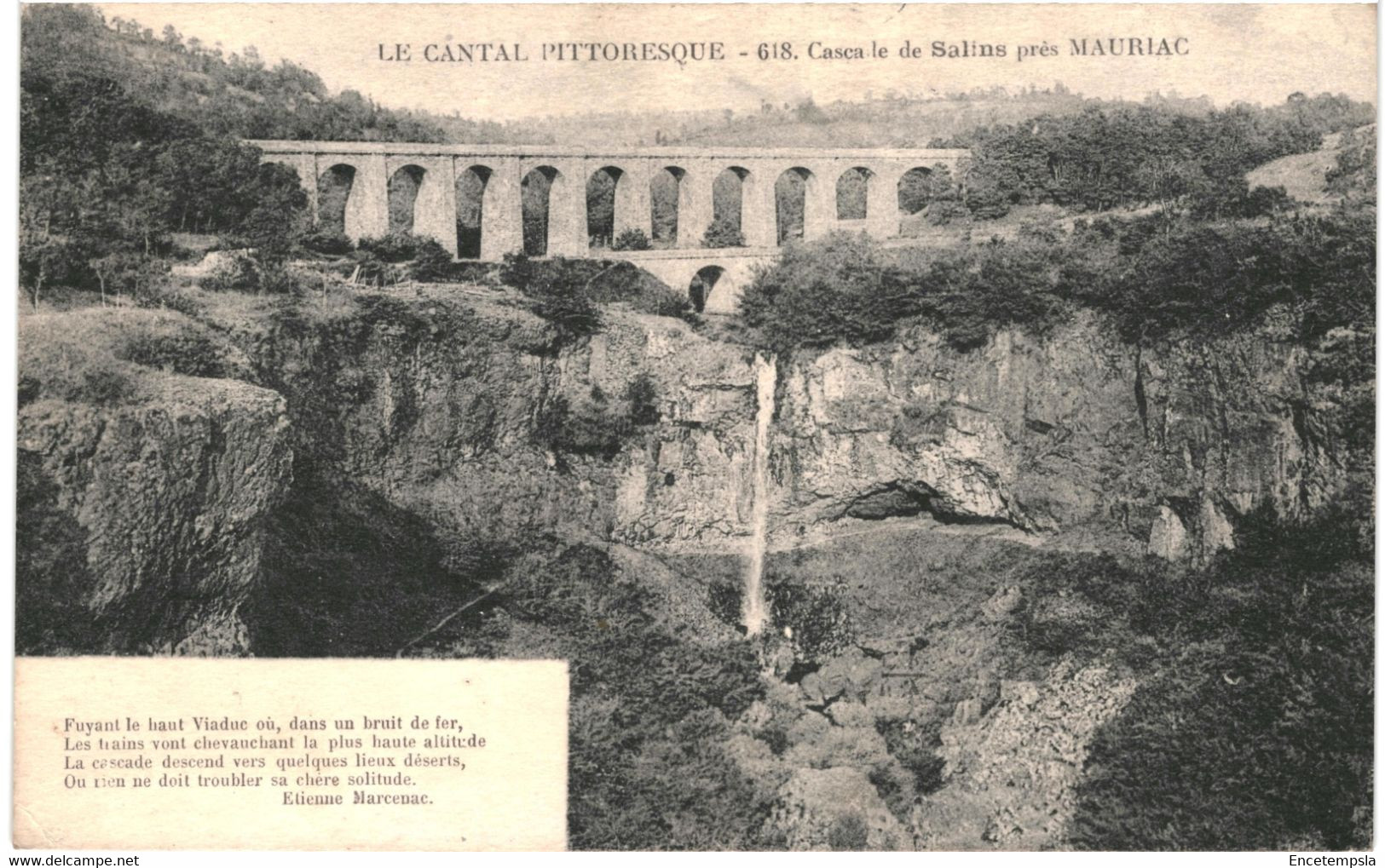 CPA-Carte Postale  France-Mauriac Cascade de Salins 1922 VM54135