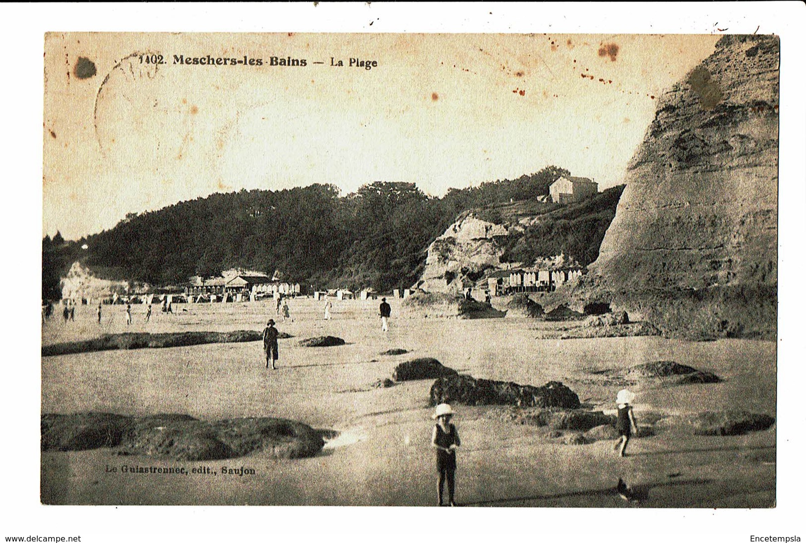 CPA-Carte Postale France-MESCHERS LES BAINS- La Plage   VM5658