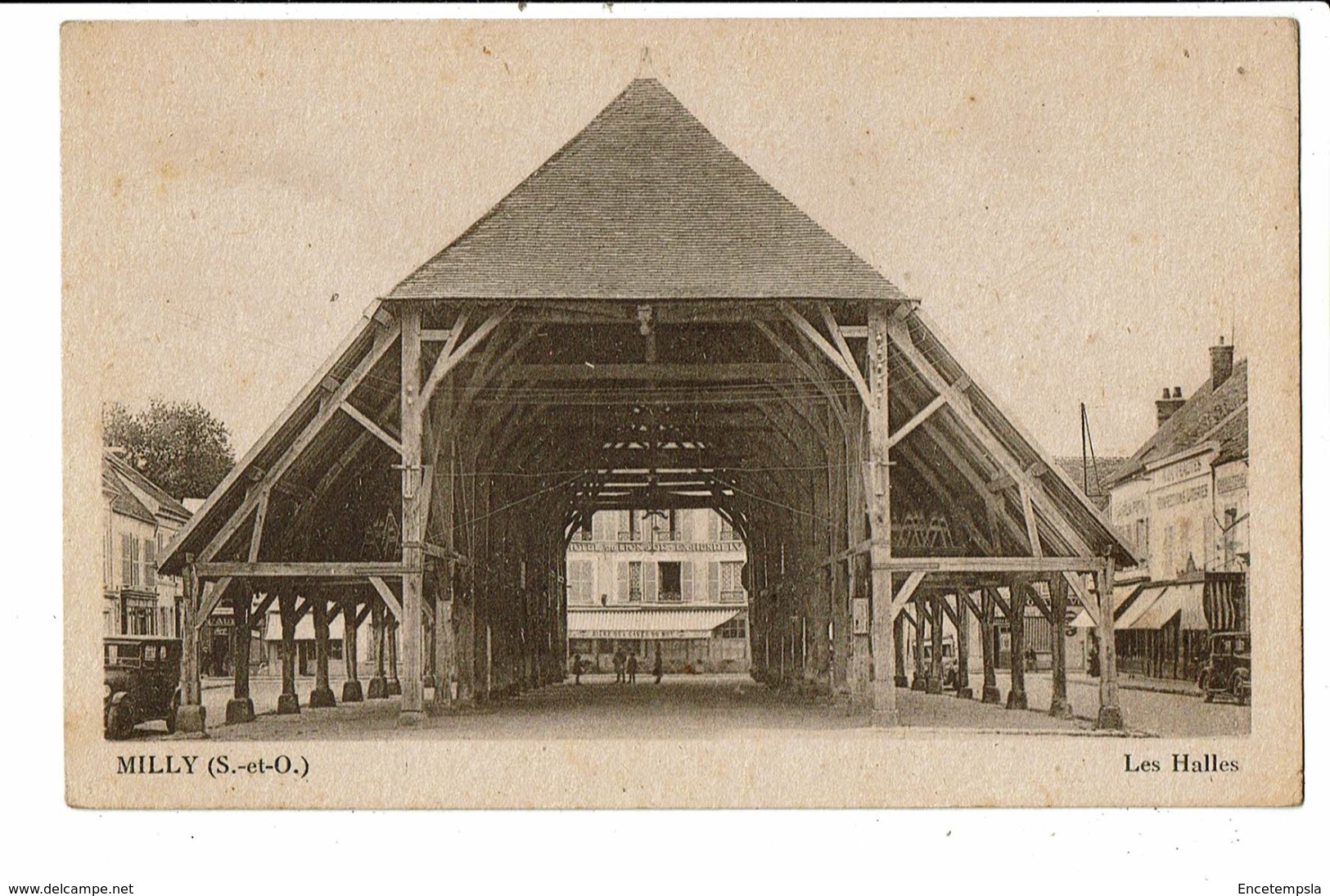 CPA-Carte Postale -France Milly-la-Forêt- Les Halles  VM6175