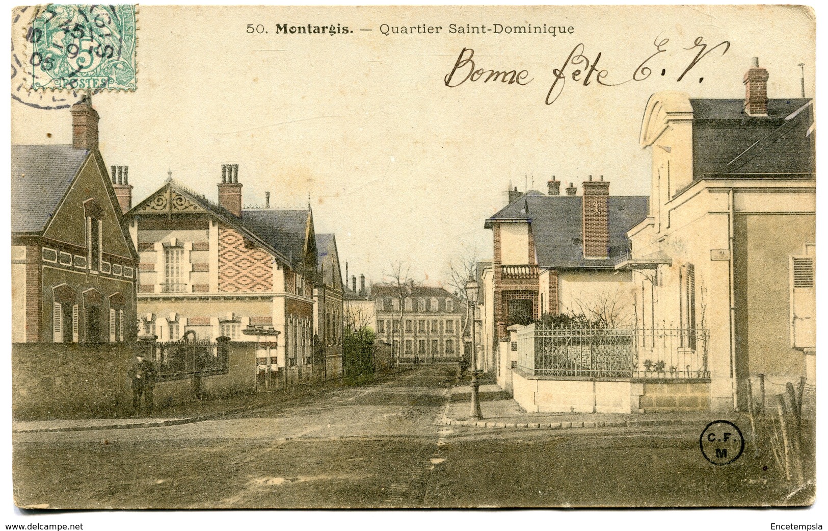CPA - Carte Postale - France - Montargis - Quartier Saint Dominique - 1905 ( I11096)