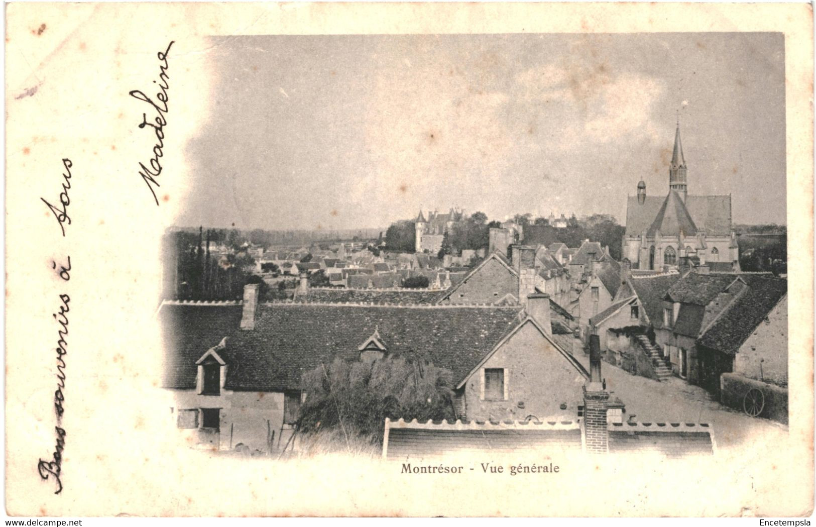 CPA Carte Postale France Montrésor  Vue générale 1903  VM599560