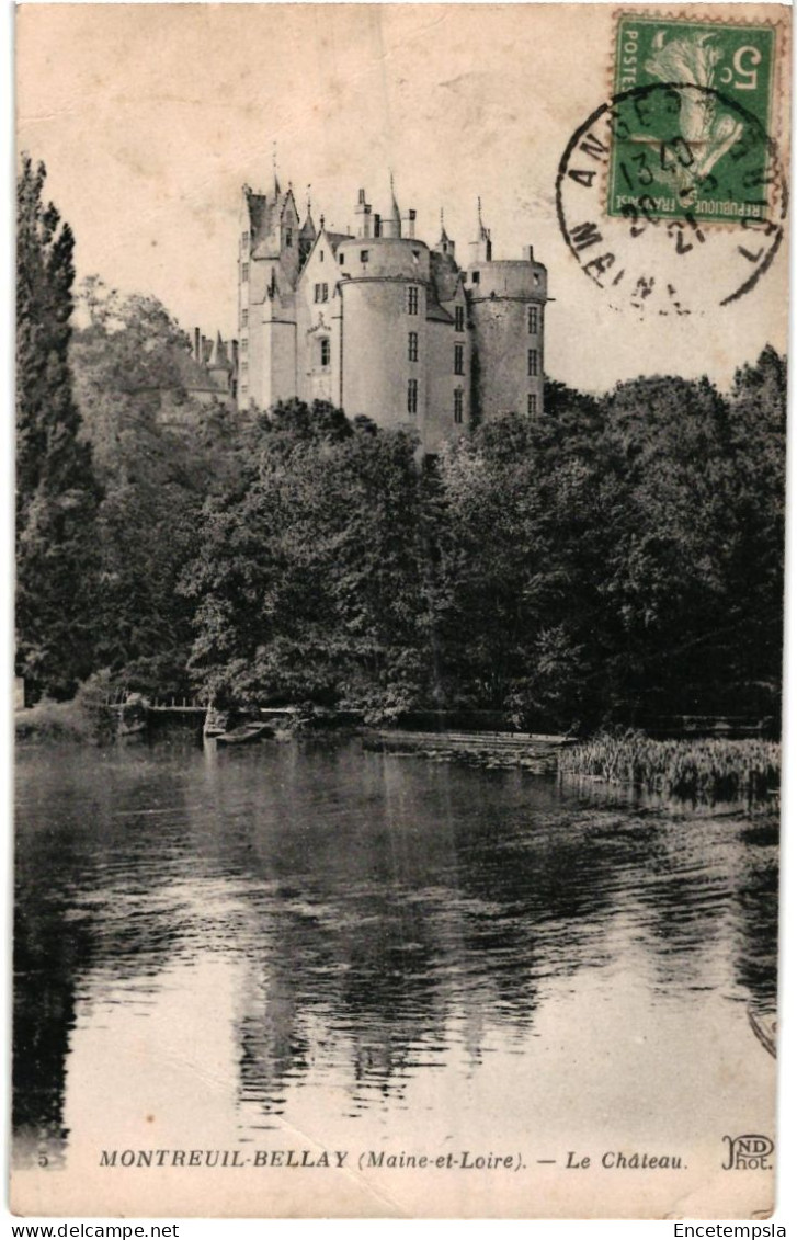 CPA  Carte Postale   France Montreuil-Bellay Le château  1921 VM98265