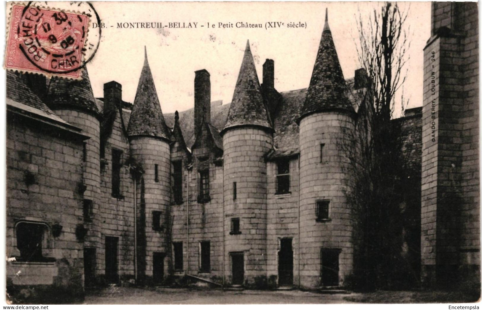 CPA Carte Postale France Montreuil-Bellay Le Petit Château 1905 VM101798
