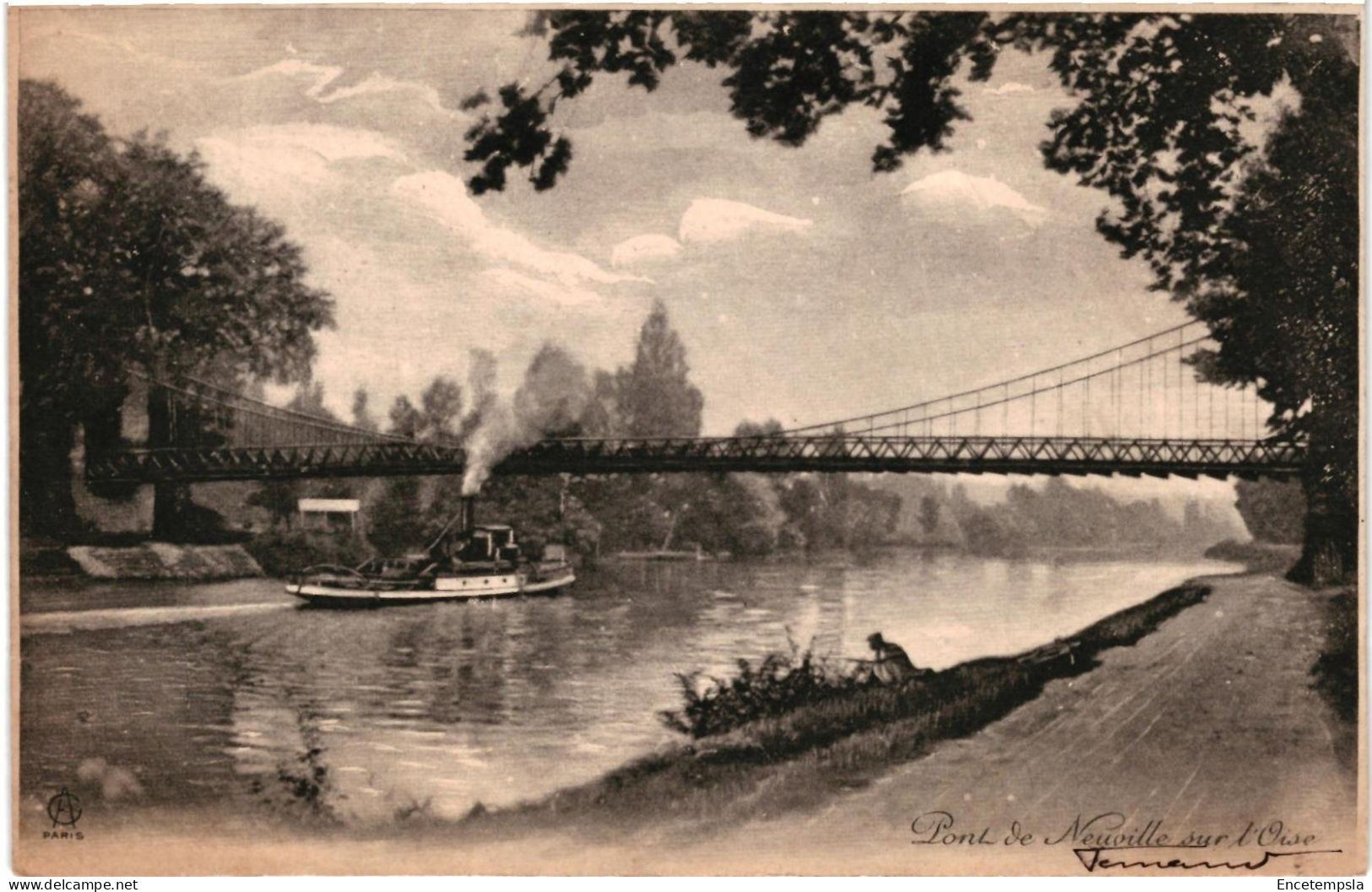 CPA   Carte Postale France  Neuville-sur-Oise  Pont 1903 VM107842ok