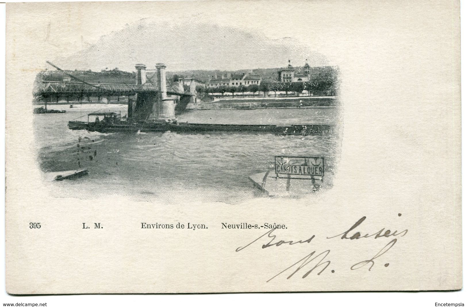CPA - Carte postale - France - Neuville sur Saône - 1903 (CP1255)
