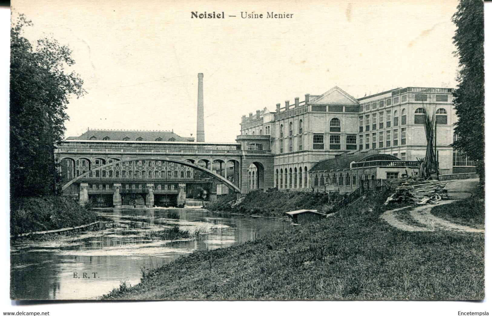 CPA - Carte Postale - France - Noisiel - Usine Menier - 1916 ( MO18078)