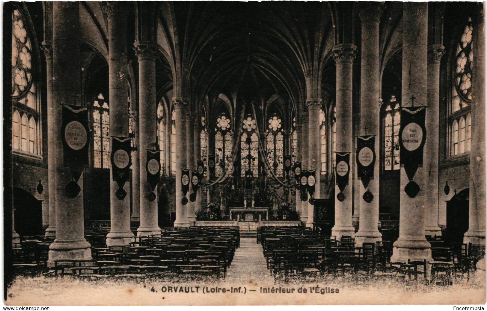 CPA Carte Postale  France  Orvault  Intérieur de l'église   VM101790