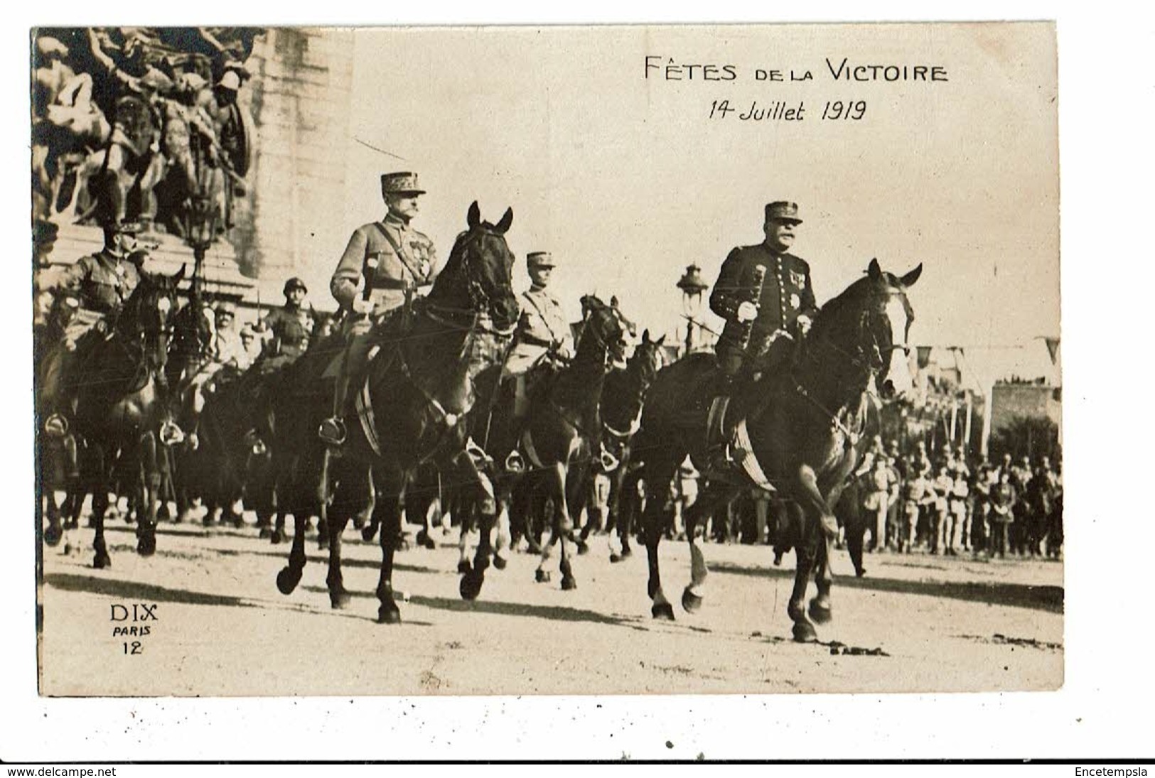 CPA Carte Postale France-Paris- Fête de la Victoire  le 14/07/1919  VM12257