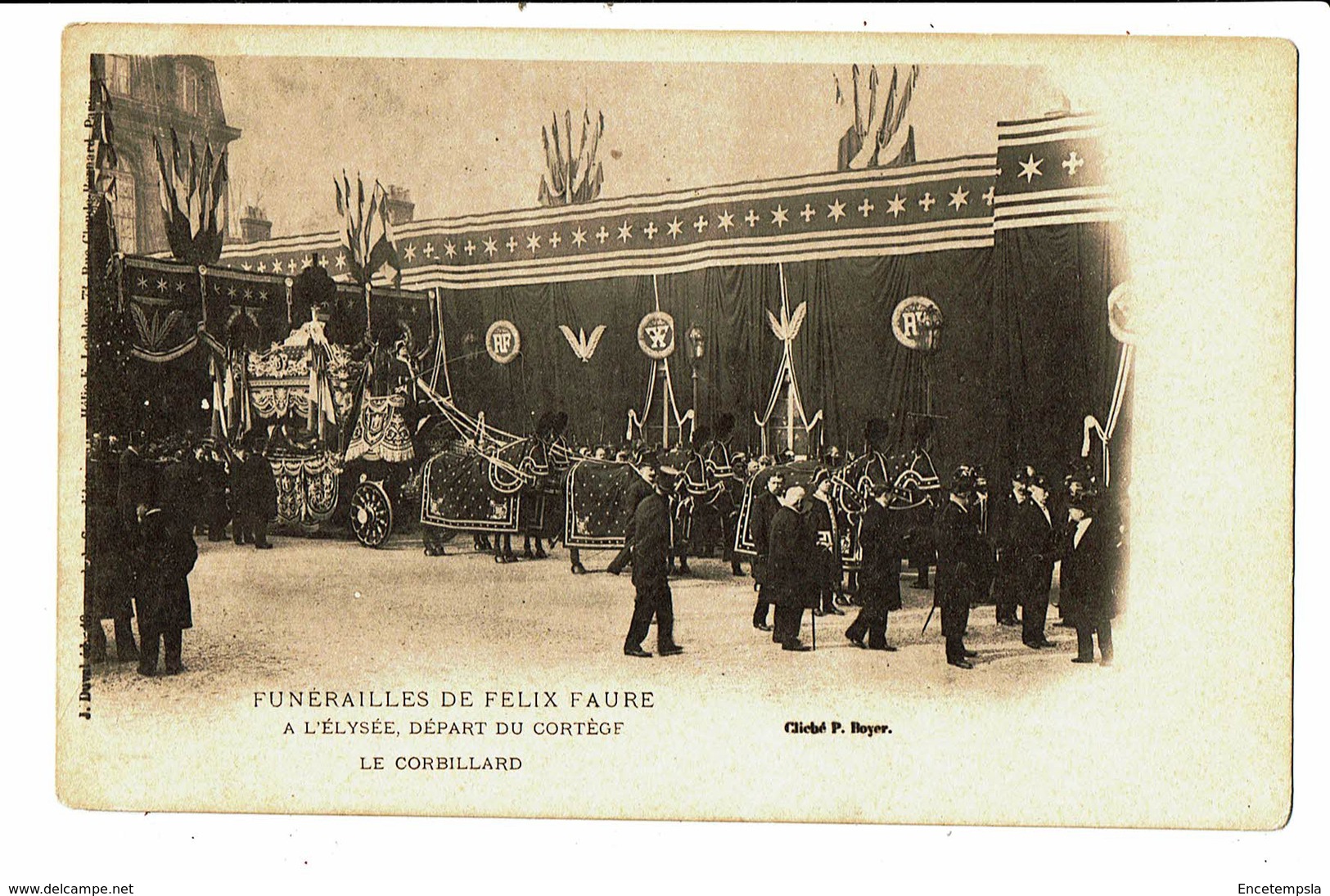 CPA- Carte Postale - FRANCE - Paris-Funérailles de Félix Faure 23/02/1899 VM5076