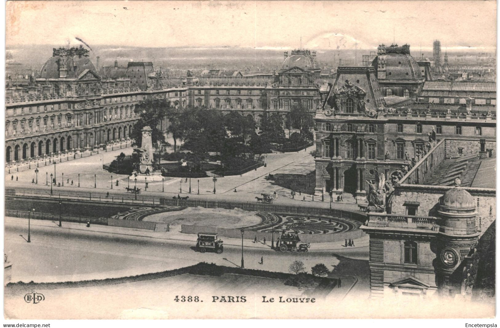 CPA Carte Postale France Paris Le Louvre 1911  VM76038