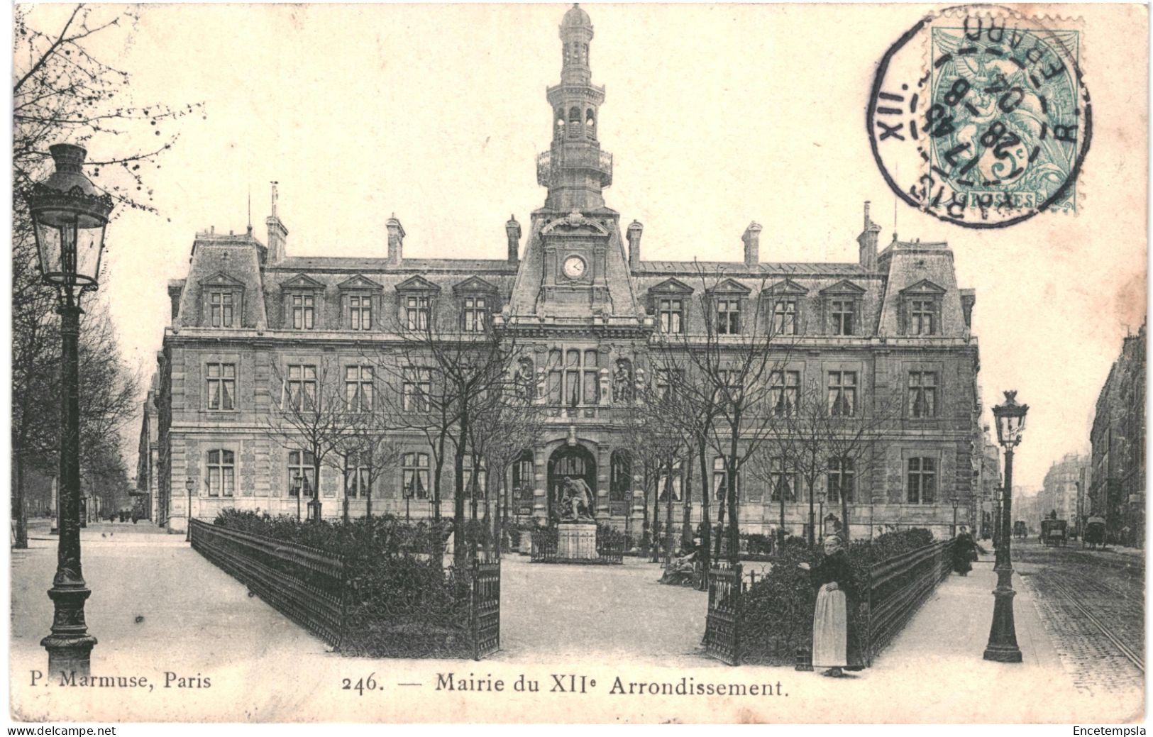 CPA Carte Postale France Paris Mairie du XII arrondissement 1904 VM75797ok