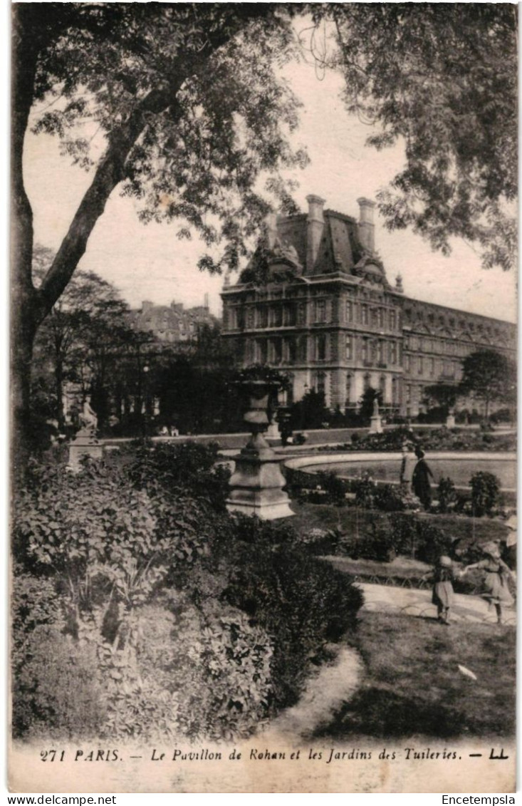 CPA Carte Postale France  Paris Pavillon de Rohan et jardins des Tuileries 1920 VM101999