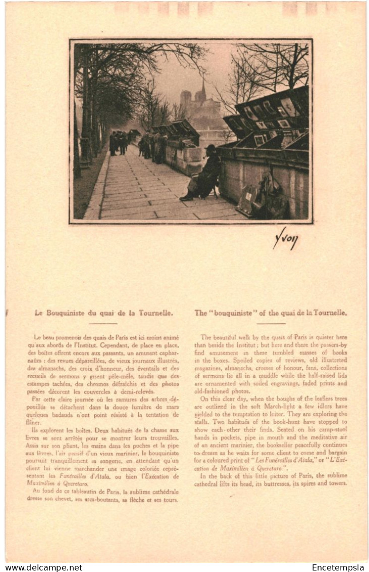 CPA Carte postale France Paris  Petits métiers Bouquiniste du Quai de la Tournelle  VM64891
