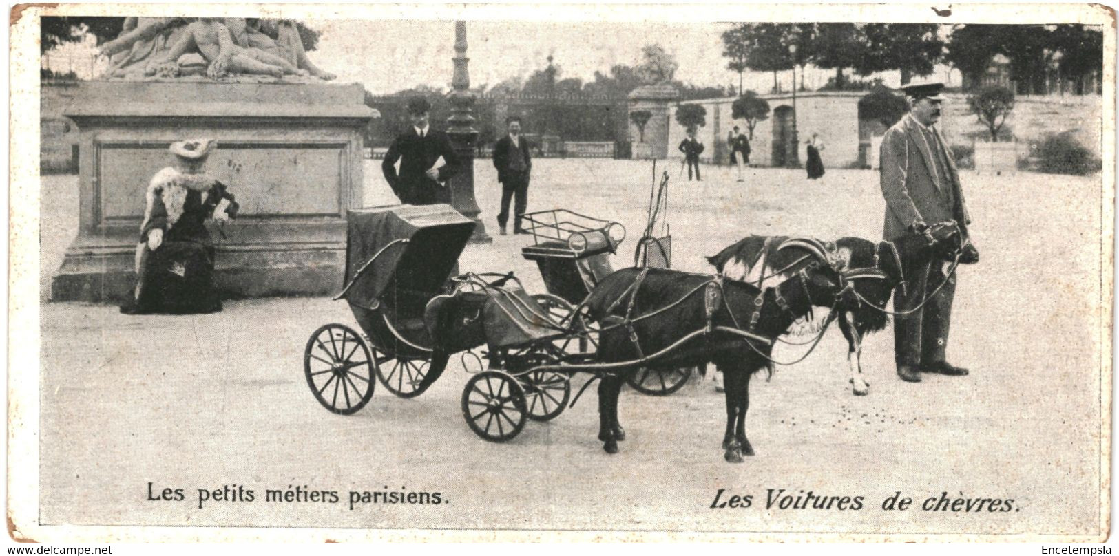 CPA  Carte postale France  Paris   Petits métiers Les voitures de Chèvres  VM63554ok