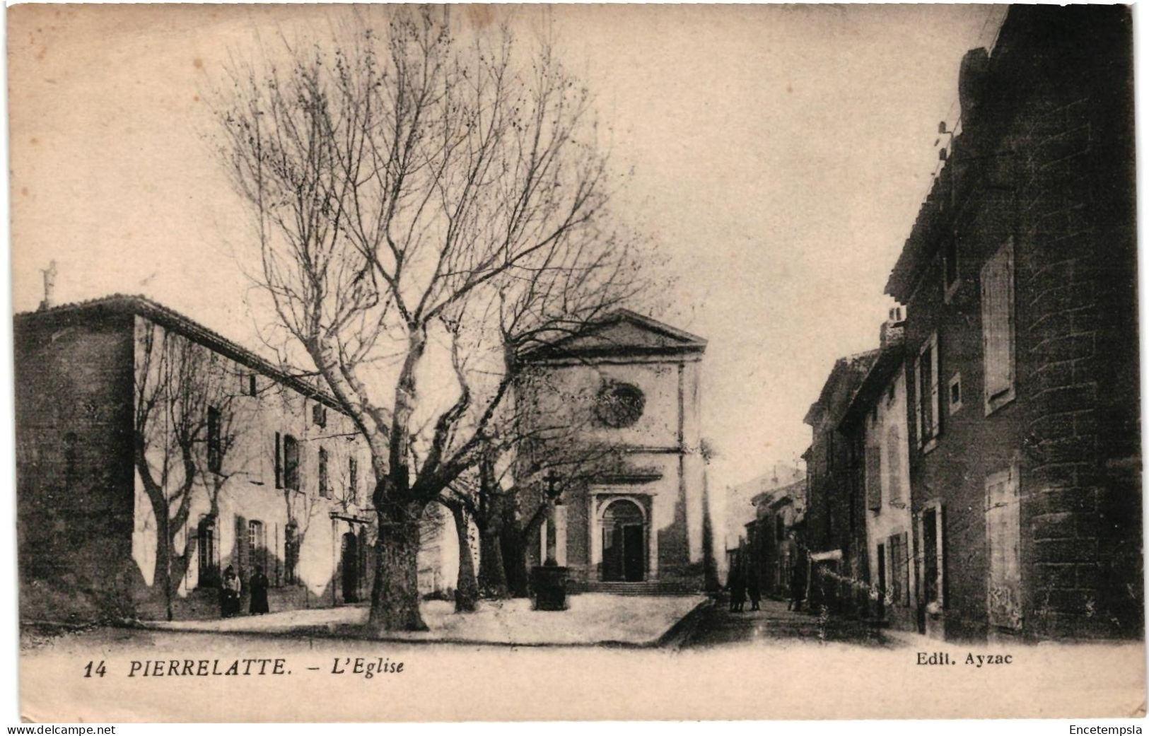 CPA   Carte Postale France  Pierrelatte  L'église 1918 VM107793