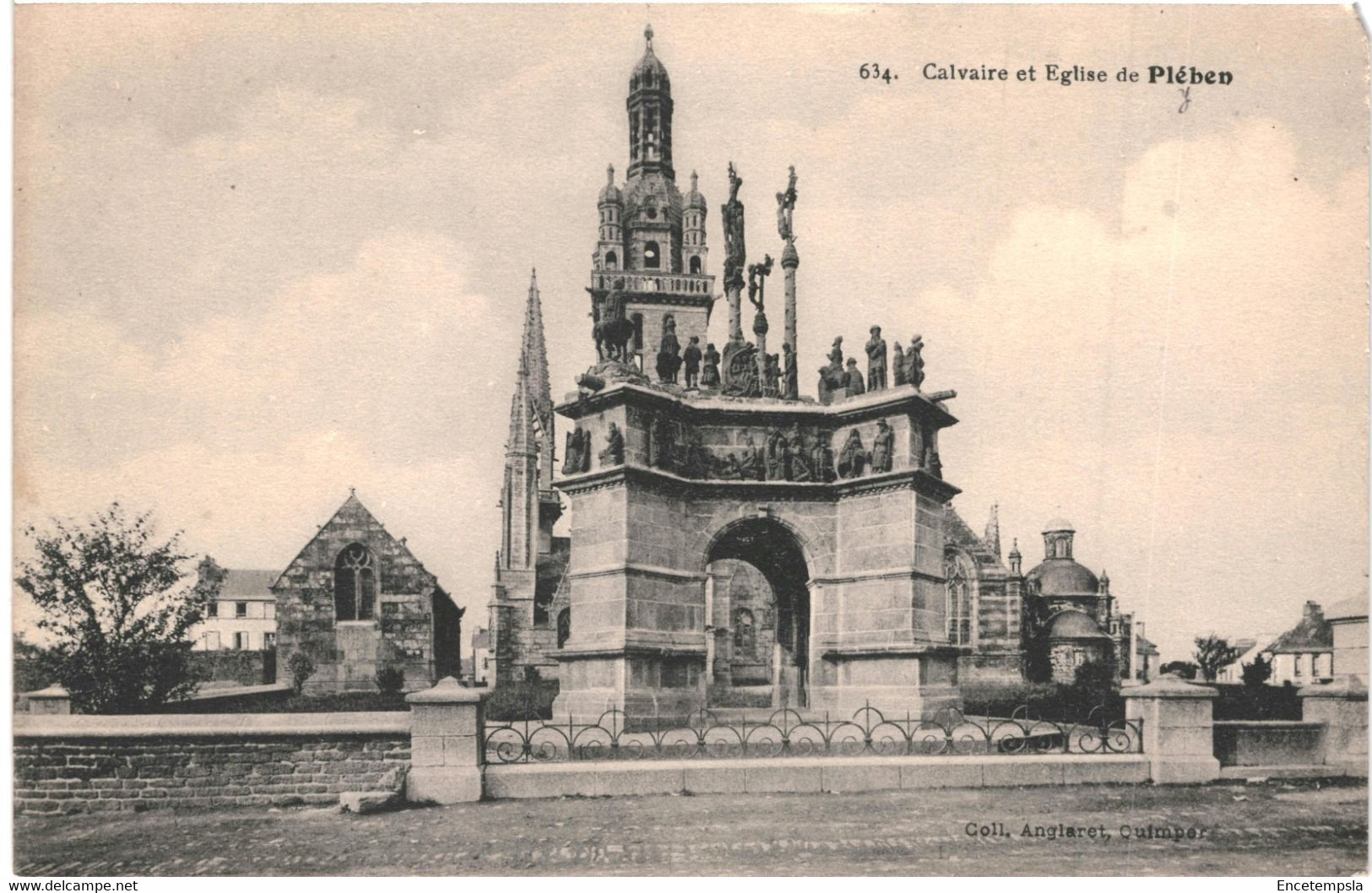 CPA Carte postale France  Pleyben  Calvaire et Eglise   VM63957ok