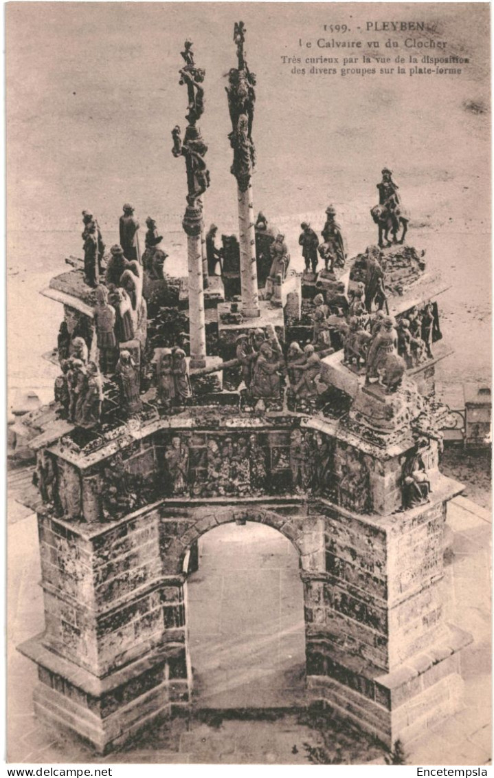 CPA Carte Postale France Pleyben  Calvaire vu du Clocher    VM64622