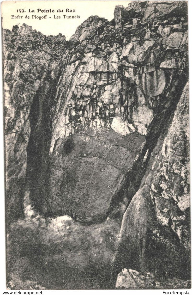 CPA - Carte postale -France Pointe du Raz  enfer de Plogoff  les Tunnels 1912 VM52171