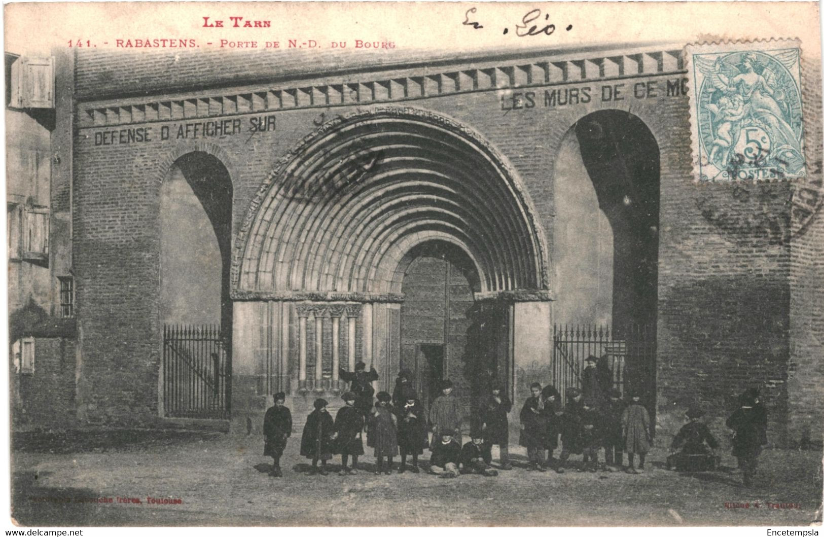 CPA - Carte postale France-Rabastens Porte de Notre Dame du Bourg 1907 VM47898