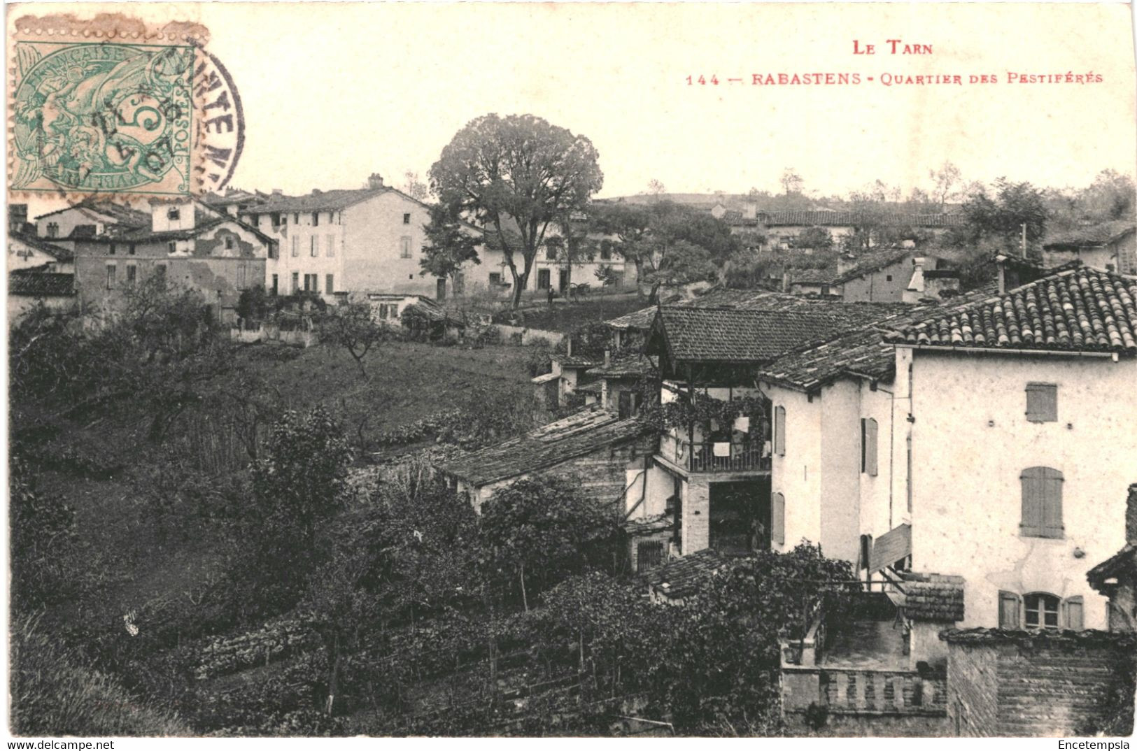 CPA - Carte postale France-Rabastens Quartier des Pestiférés 1907 VM47896